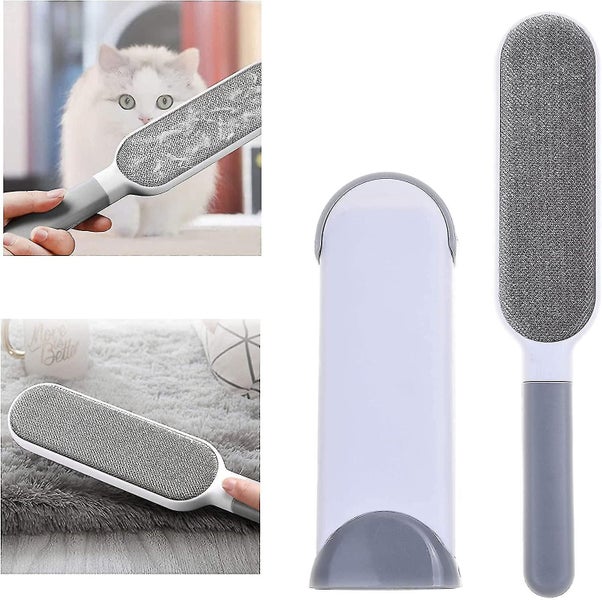 Pet Hair Remover Lint Brush - Double-sided Fur Brush with Self-cleaning Base Imp Carousel 2