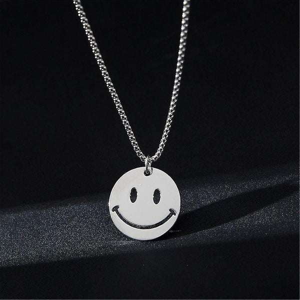 Rotating Smiling Face Necklace Jewelry Gifts Carousel 2
