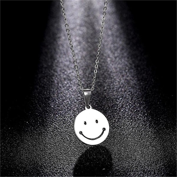 Rotating Smiling Face Necklace Jewelry Gifts Carousel 3