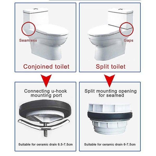 Toilet Drain Valve Water Tank Connected 2 Flush Fill Toilet Cistern Inlet Drai Carousel 5