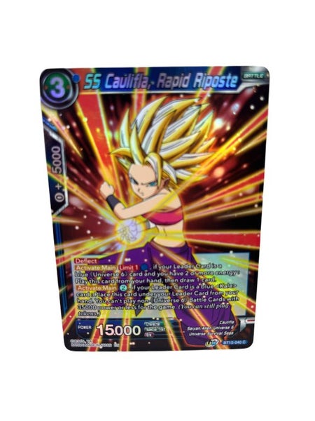 Dragon Ball Z TCG - SS Caulifla, Rapid Riposte - Saiyan Showdown Carousel 1
