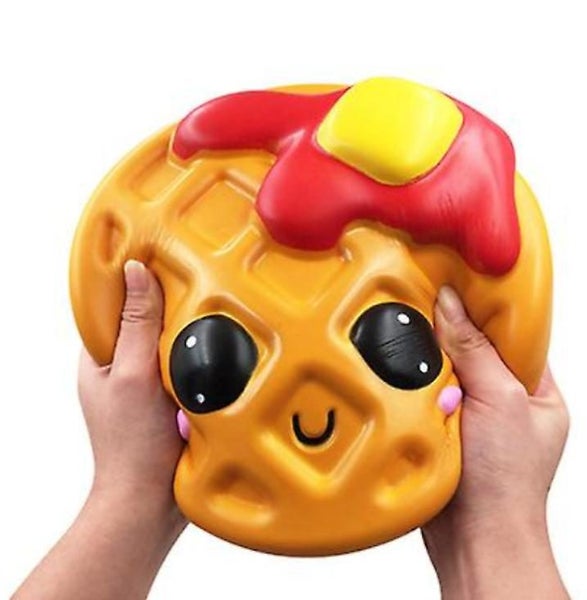 Simulation And Cute Giant Waffle Fluffy Children's Decompression Toy Carousel 1