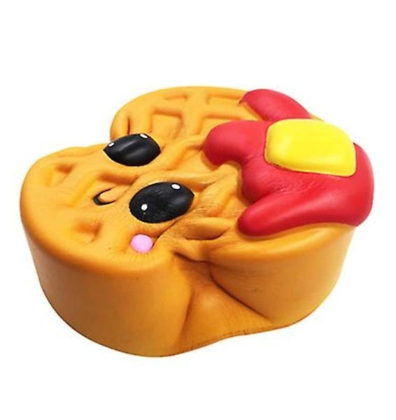 Simulation And Cute Giant Waffle Fluffy Children's Decompression Toy Carousel 5