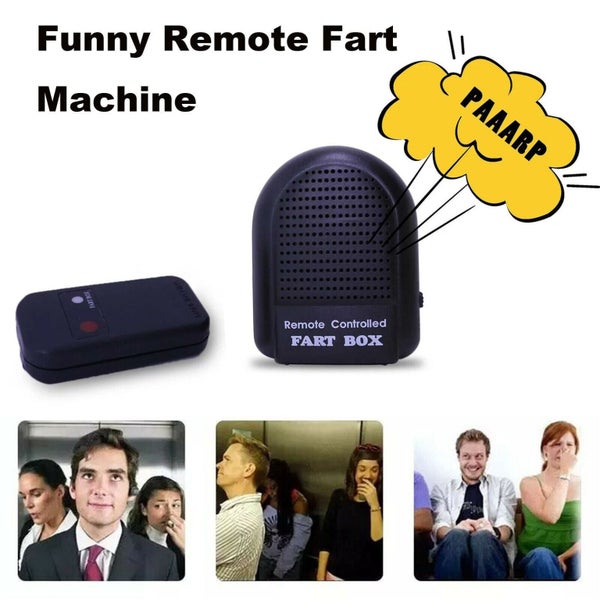 Funny Prank Remote Control Fart Machine Practical Joke Box Novelty Toy Gag Gift Carousel 1