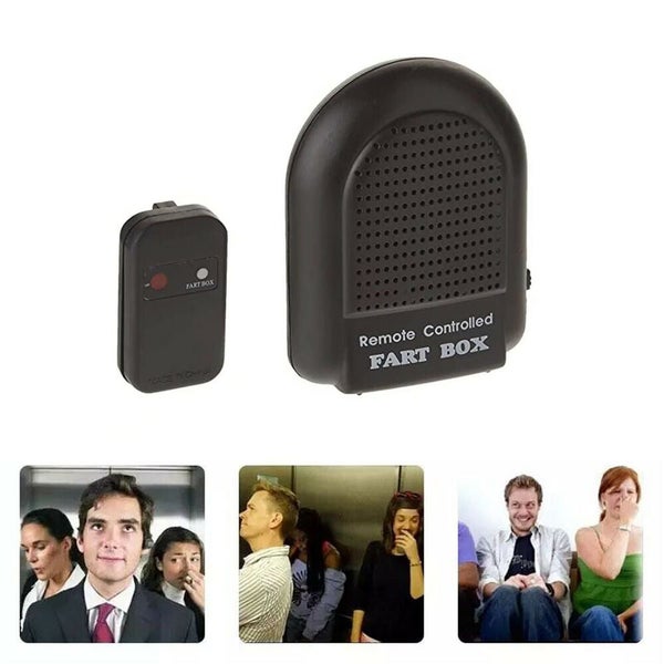 Funny Prank Remote Control Fart Machine Practical Joke Box Novelty Toy Gag Gift Carousel 8