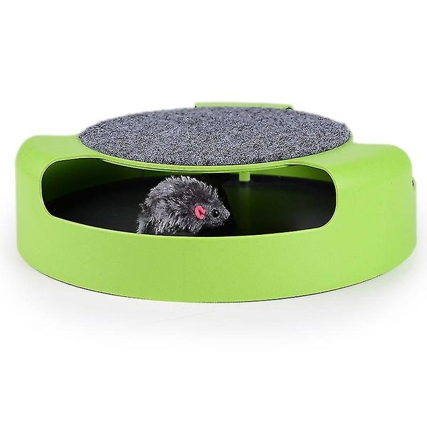 Turntable Electric Funny Cat Pet Toy, Cat Interactive Toy Carousel 1