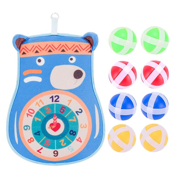 Children's Sticky Target Ball Decompression Dart Board Parent-child Throwing S Carousel 1
