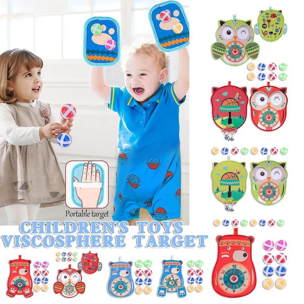 Children's Sticky Target Ball Decompression Dart Board Parent-child Throwing S Carousel 4