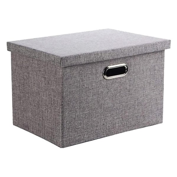 Collapsible Storage Box, Storage Box, Foldable Linen Cloth Clothes Storage Baske Carousel 2