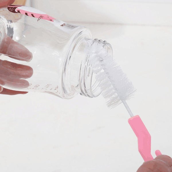 Bottle Brush Set, 7pcs Baby Bottle Brush Cleaner Kit With Nipple Brush & Straw Carousel 5