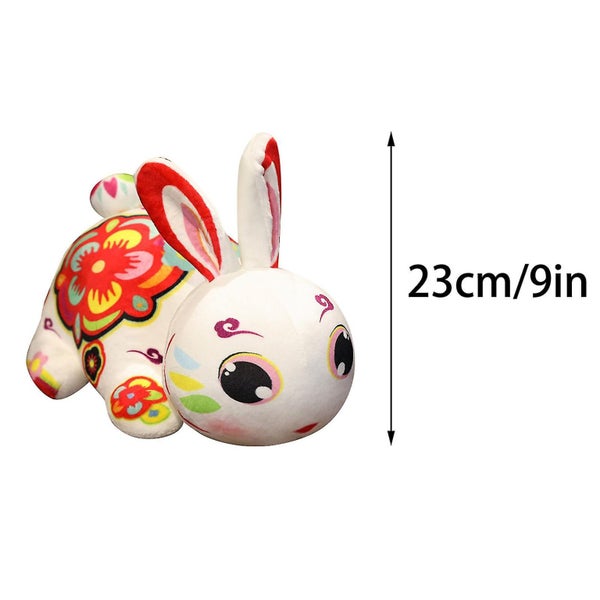 Cute Doll Chinese Wind Rabbit Doll Plush Toy Simulation Little White Rabbit Do Carousel 2