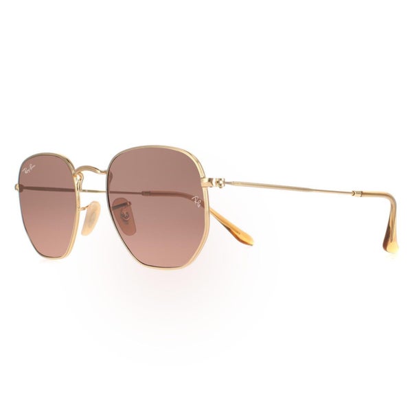 Ray-Ban Sunglasses RB3548N Hexagonal 912443 Arista Gold Brown Gradient Carousel 2