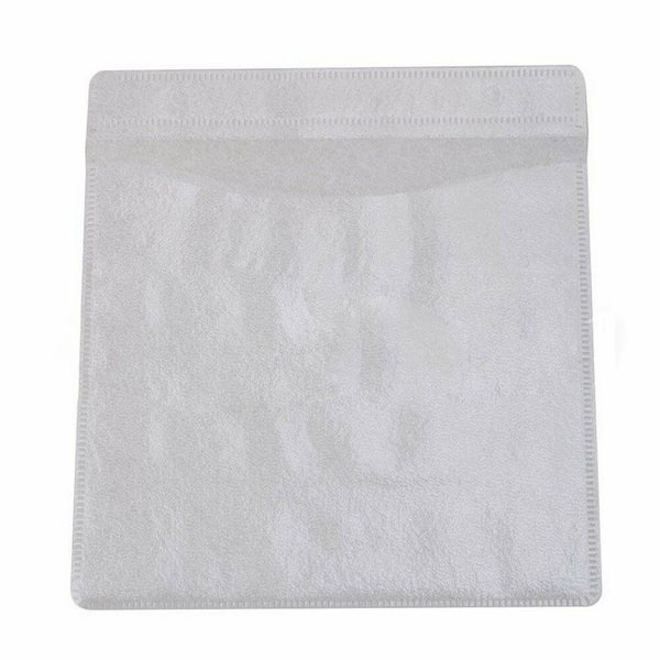 400pcs Premium White CD DVD Double Sided Plastic Sleeves Holds 2 discs Carousel 2