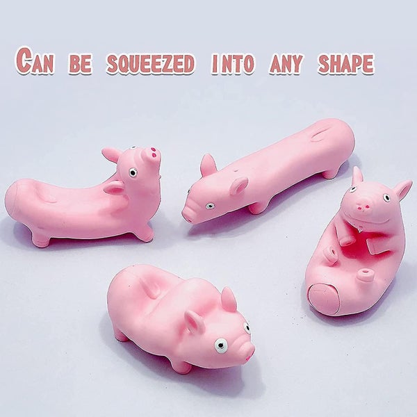 Stress Relief For Adults Kids pink Pig Stress Relief Elasticity Fidget Toys sq Carousel 2