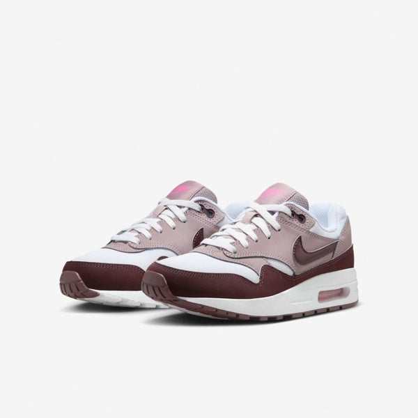 Nike Air Max 1 GS White Burgundy Crush Kids Youth Women Casual Shoes DZ3307-112 Carousel 16