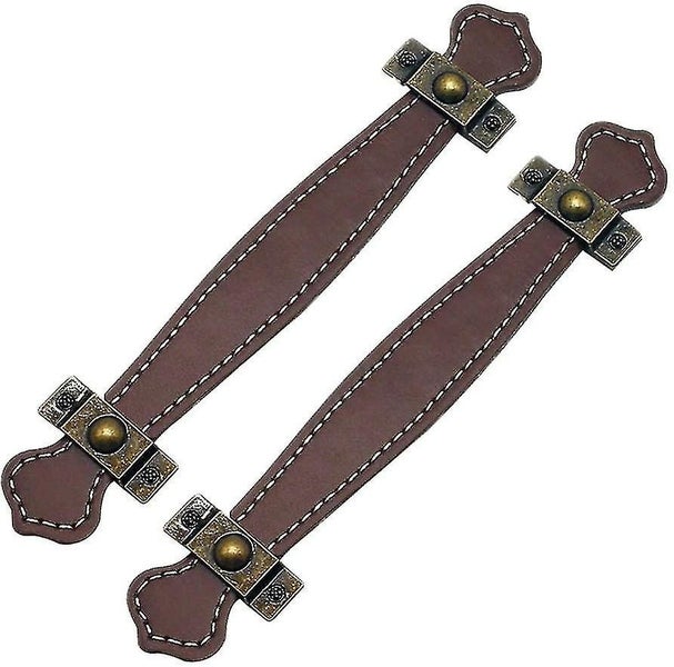 Leather Drawer Pulls Vintage Practical Suitcase Handles Leather Pull Handles Carousel 1