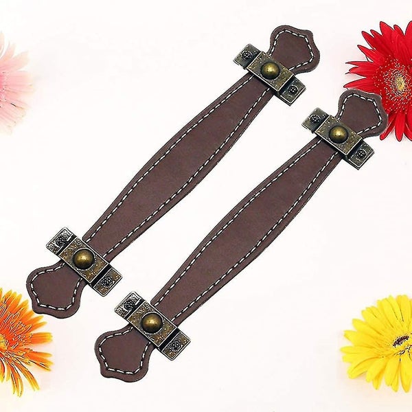 Leather Drawer Pulls Vintage Practical Suitcase Handles Leather Pull Handles Carousel 2