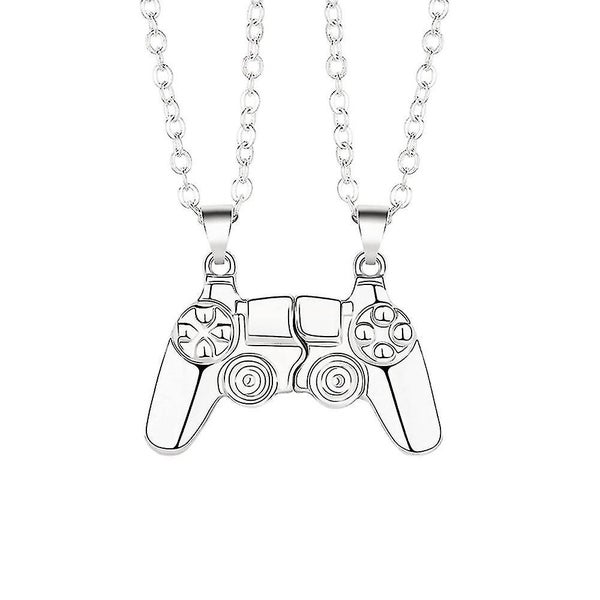 Magnetic Game Controller Necklace Couples Gamepad Pendant Chain Men Women Gifts Carousel 2