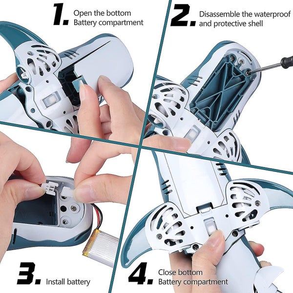 Animal Water Toy 2.4ghz Rc Fish Boat Electric For Swimming Pool Lake Remote Co Carousel 5