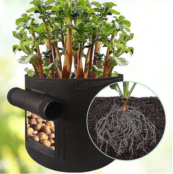3 Pack Potato Grow Bags potato Planting Bag Vegetable Grow Bags Potato Planter Carousel 2