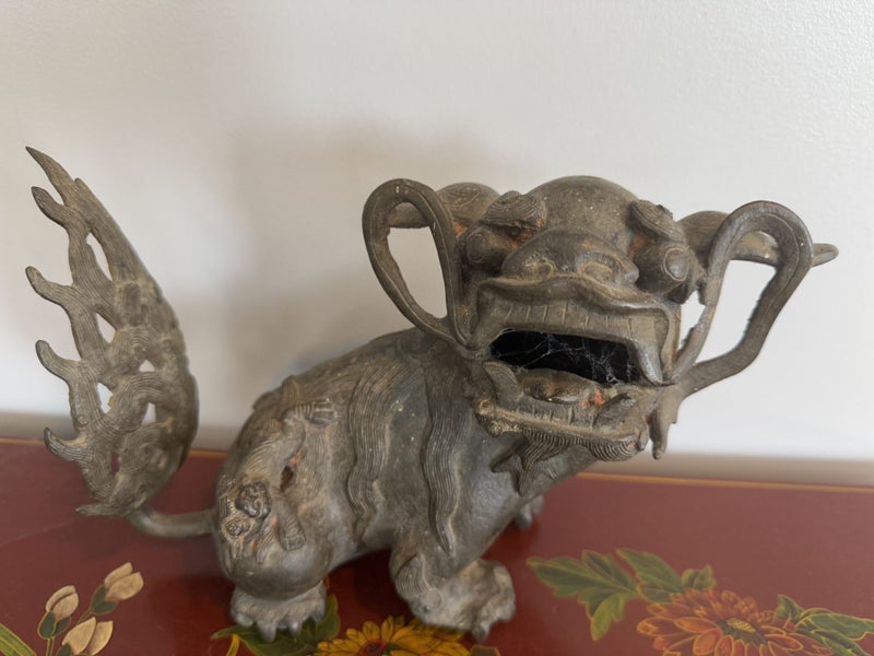 Antique Bronze Foo Dog - Chinese Ming Period (1368-1644) Finely Modelled62863864051331112