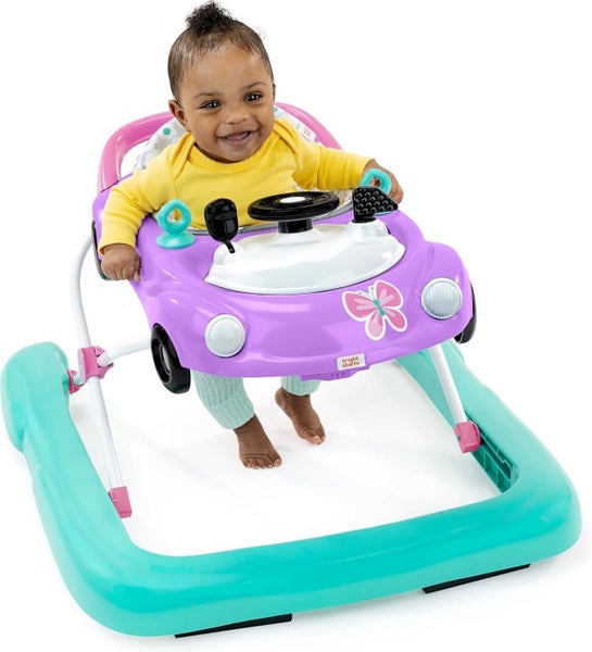 Bright Starts: Little Speedster 3 in 1 Car Walker - Purple Power Carousel 2