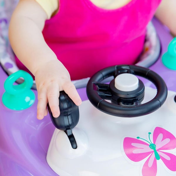 Bright Starts: Little Speedster 3 in 1 Car Walker - Purple Power Carousel 5