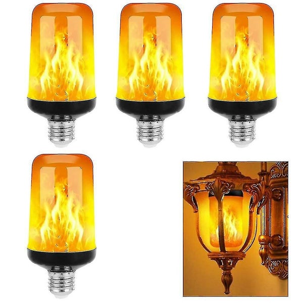 Led Flame Light Bulb, 4 Modes Flickering Light Bulbs, E26/e27 Base Flame Bulb, C Carousel 1