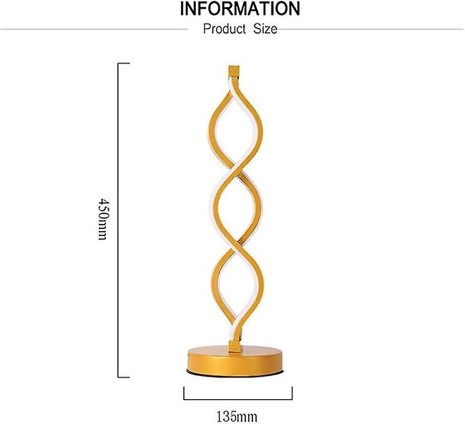 Personality creative LED table lamp eye protection bedroom study modern minimali Carousel 2