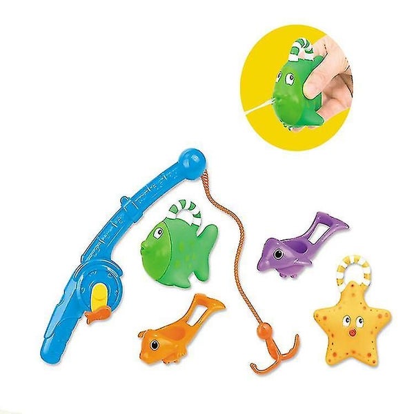 Kids Shower Fishing Toy Set Children's Bath Toys Fishing Toys Fishing Splash S Carousel 2
