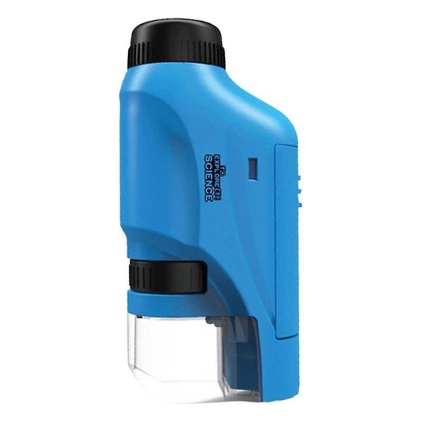Handheld Microscope 60-120x Pocket Microscope For Children Led Light Portable Carousel 1