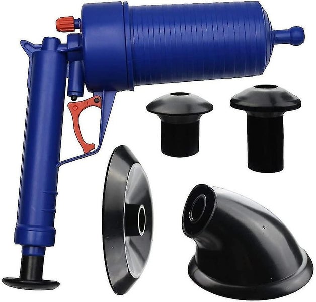 Air Drain Unblocker - Sink, Bath, Toilet Plunger Tool, Air Blaster for Pipe Clog Carousel 1