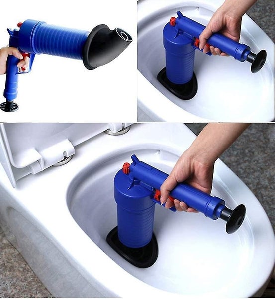 Air Drain Unblocker - Sink, Bath, Toilet Plunger Tool, Air Blaster for Pipe Clog Carousel 2