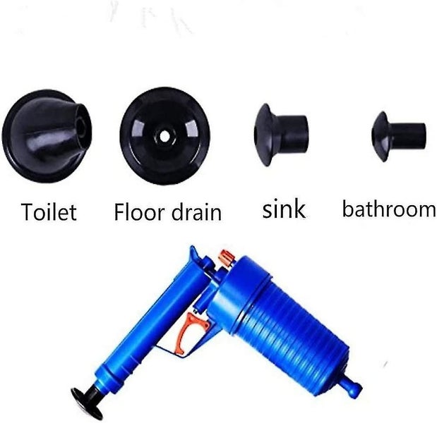 Air Drain Unblocker - Sink, Bath, Toilet Plunger Tool, Air Blaster for Pipe Clog Carousel 5