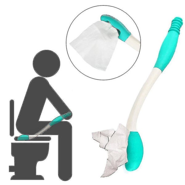Long Distance Wiper Toilet Bowl Self Wiping Aux iliary Paper Towels Long Grip Carousel 1