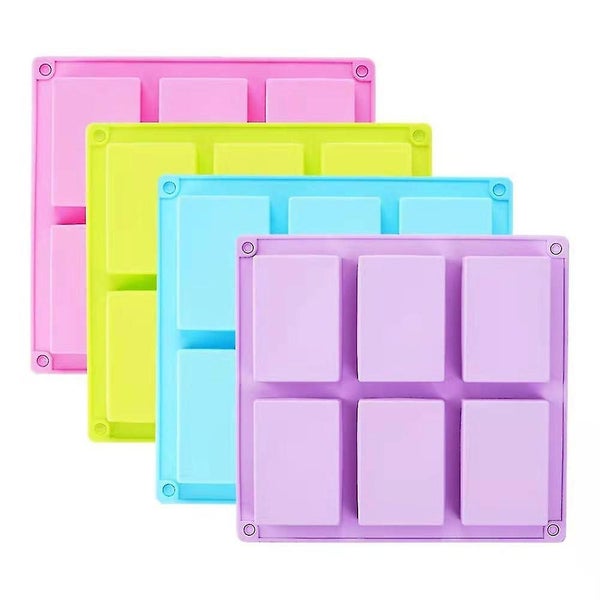 Cake Mold rectangle Silicone Molds Silicone Mould For Soap Cake Muffins Chocol Carousel 5