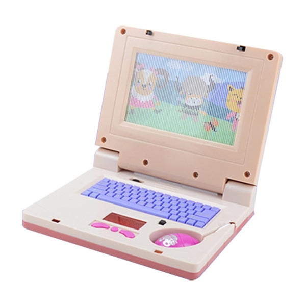 Children Laptop Toy Electronic Toys Educational Learning Computer Sound Purple Carousel 1