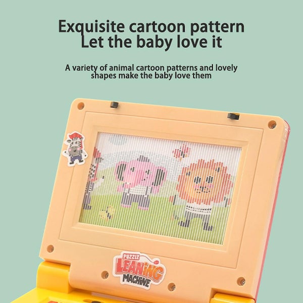 Children Laptop Toy Electronic Toys Educational Learning Computer Sound Purple Carousel 4