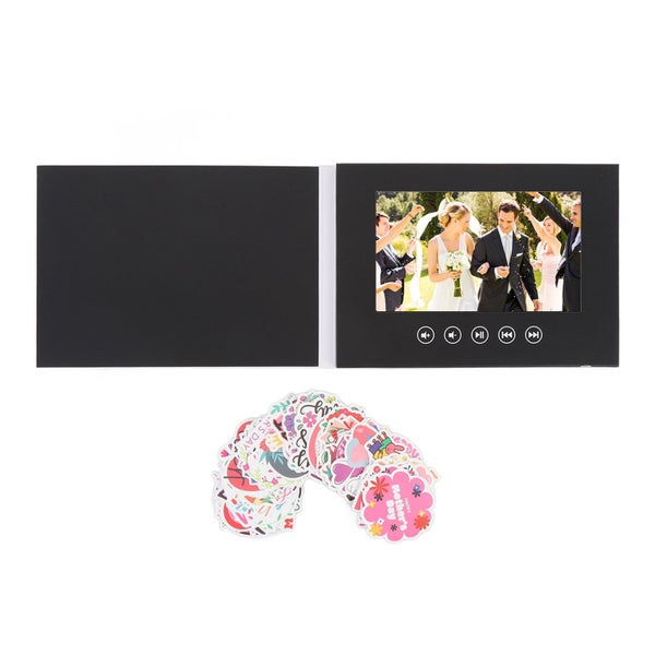 electronic video greeting card lcd screen video greeting card diy video brochure Carousel 8