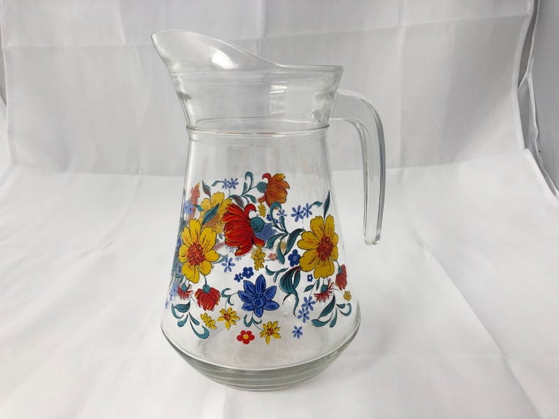 Vintage Water Pitcher/Jug - Wild Flowers (20174)629983807905311112