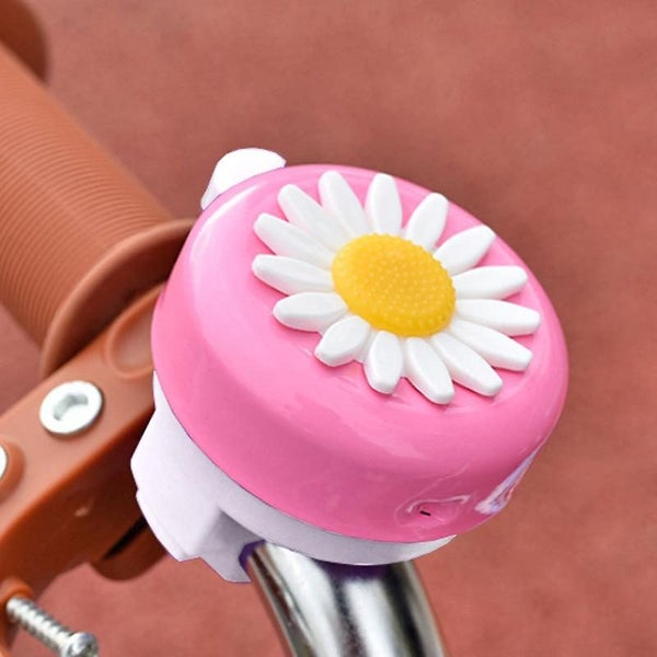 Pink Children's Bike Bell With Plastic Flower Handlebar Bike Bell For Girls An Carousel 1
