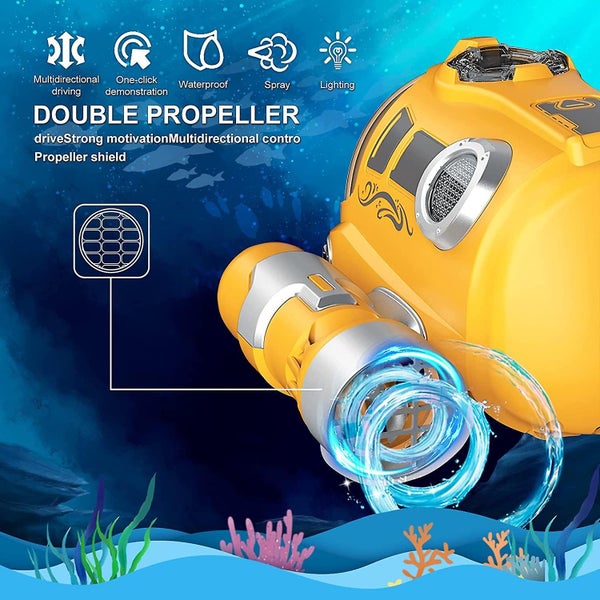 Remote Control Boat Rc Spray Gasboat Light Up Rc Boat Water Toy Fast Rc Boats Carousel 2