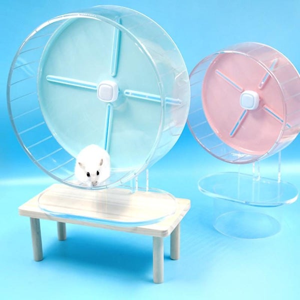 Hamster Silent Runner Treadmill Running Ball With Bracket Running Wheel Small Carousel 2