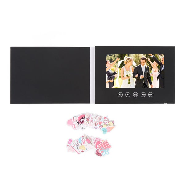 electronic video greeting card lcd screen video greeting card video brochure for Carousel 8