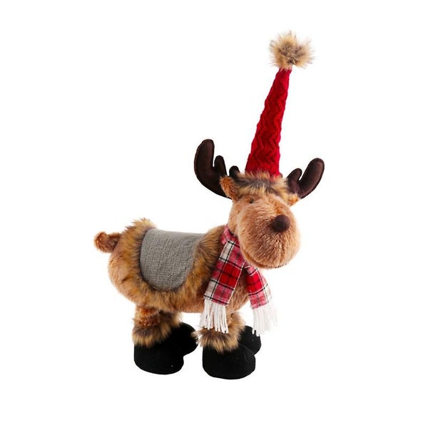 Christmas Christmas Elk Doll Plush Deer Reindeer Home Christmas Day Party New Carousel 1