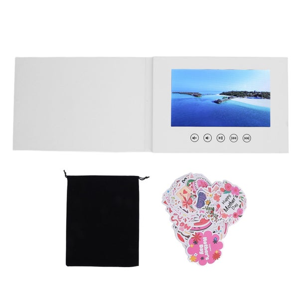 video greeting card electronic video brochure Video Greeting Card with LCD Carousel 8