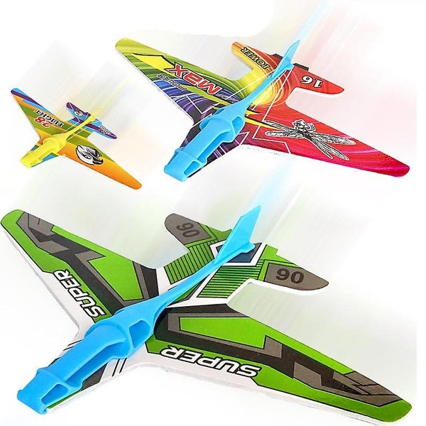 Foam Aircraft Launcher Bubble Catapult Airplane Toys Kids Ejection Outdoor Spo Carousel 2