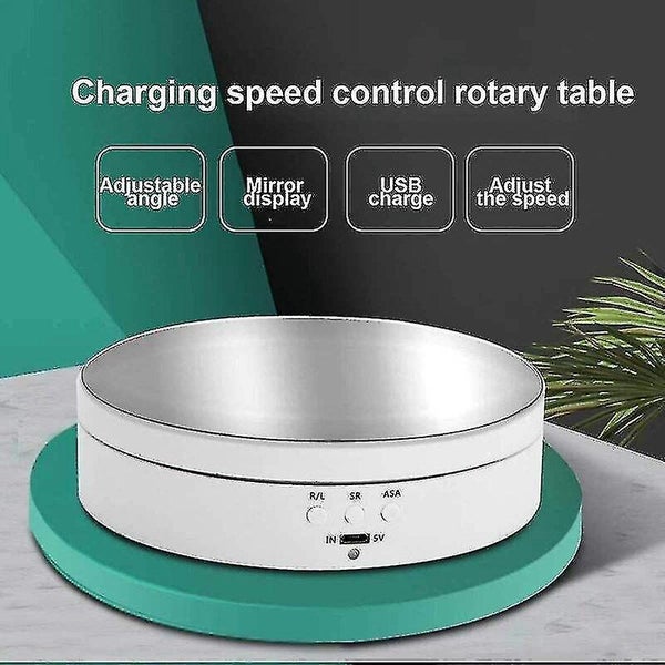 Jewelry Display Base Organizer Rotating Stand Packaging Turntable Jewellery Carousel 1