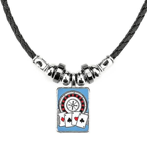 Poker Chips Turntable Illustration Necklace Carousel 1