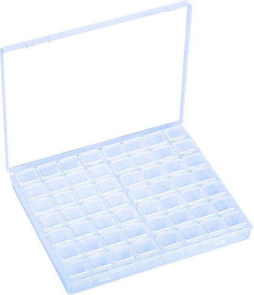Plastic Jewelry Storage Box With 56 Compartments, Removable And Independent Comp Carousel 1